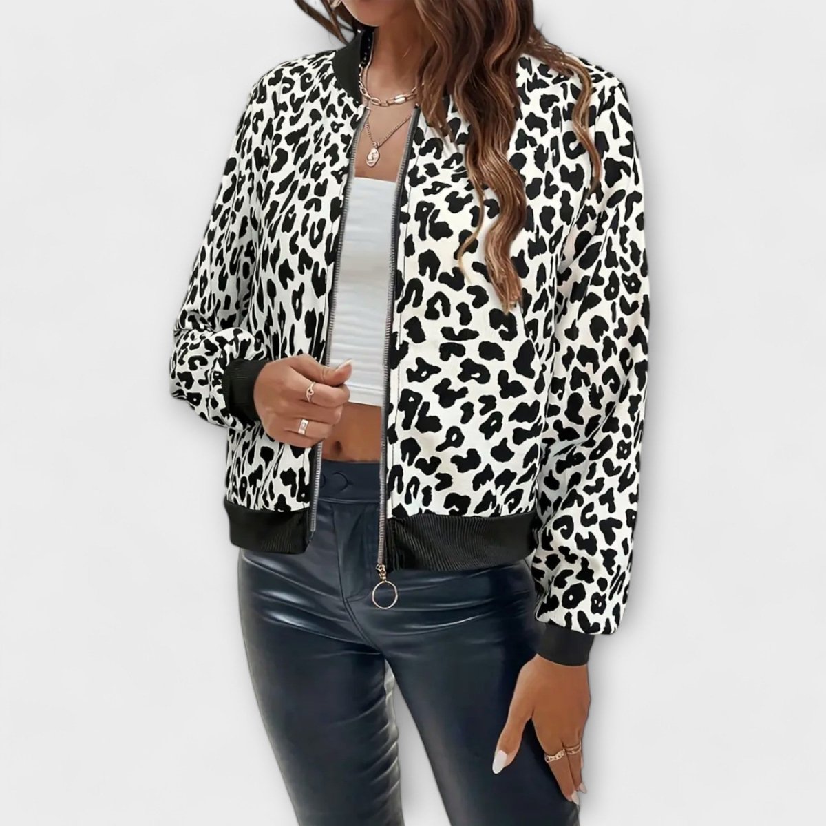 Raquel™ | Casaco de Leopardo Elegante - | Benedita Lisboa