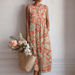 Raquel™ | Vestido Midi para o Dia a Dia - Vestido | Benedita Lisboa