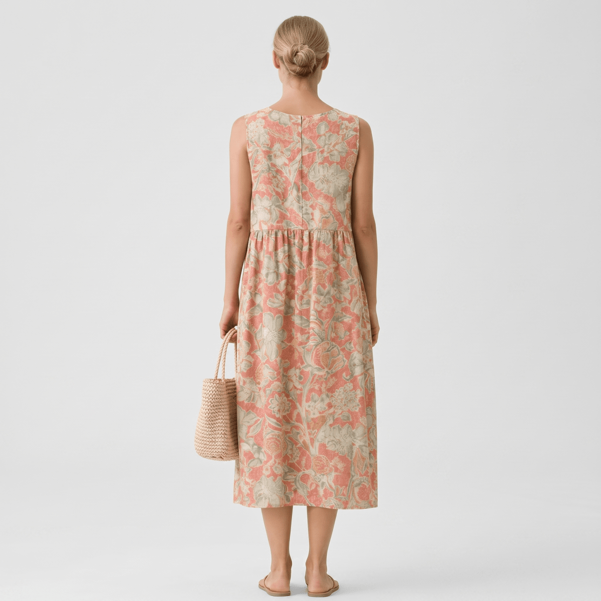 Raquel™ | Vestido Midi para o Dia a Dia - Vestido | Benedita Lisboa
