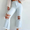 Rita™ | Jeans Rasgadas Soltas Fashion - 0 | Benedita Lisboa