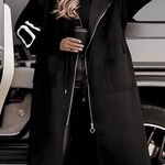 Rosa™ | Casaco - cardigan elegante com capuz - | Benedita Lisboa