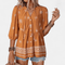 ROSALIE™ – Blusa Babydoll com Renda Floral Boho - | Benedita Lisboa