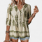 ROSALIE™ – Blusa Babydoll com Renda Floral Boho - | Benedita Lisboa
