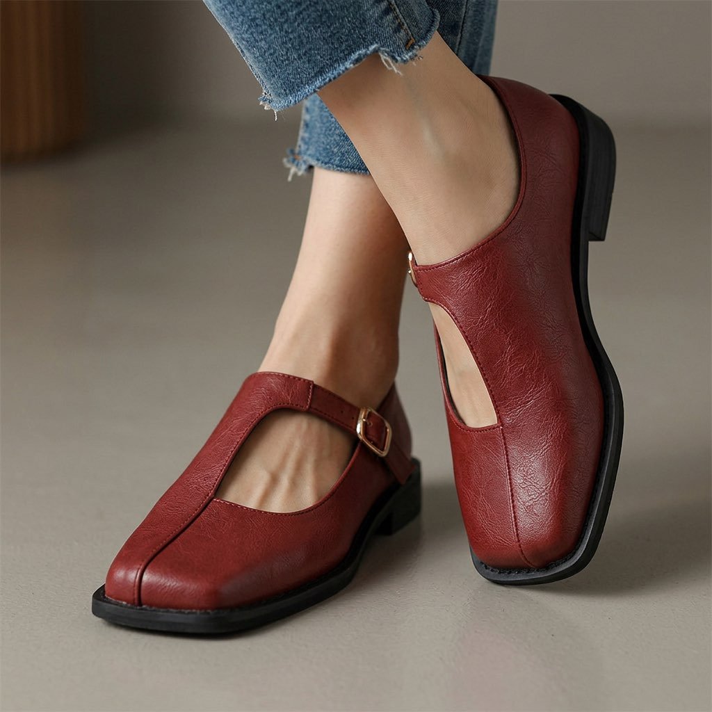 Rosalie | Comfort Leather Flats - | Benedita Lisboa