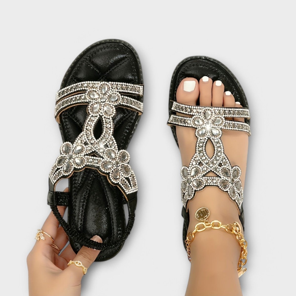 Rosalie™ | Sandálias ortopédicas com estilo boho - | Benedita Lisboa