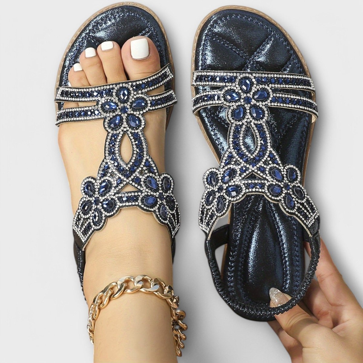 Rosalie™ | Sandálias ortopédicas com estilo boho - | Benedita Lisboa
