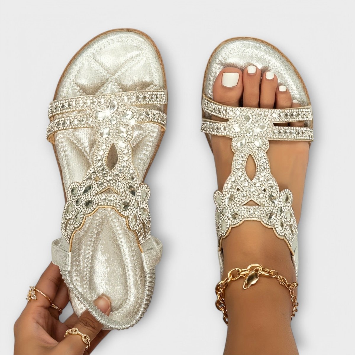 Rosalie™ | Sandálias ortopédicas com estilo boho - | Benedita Lisboa