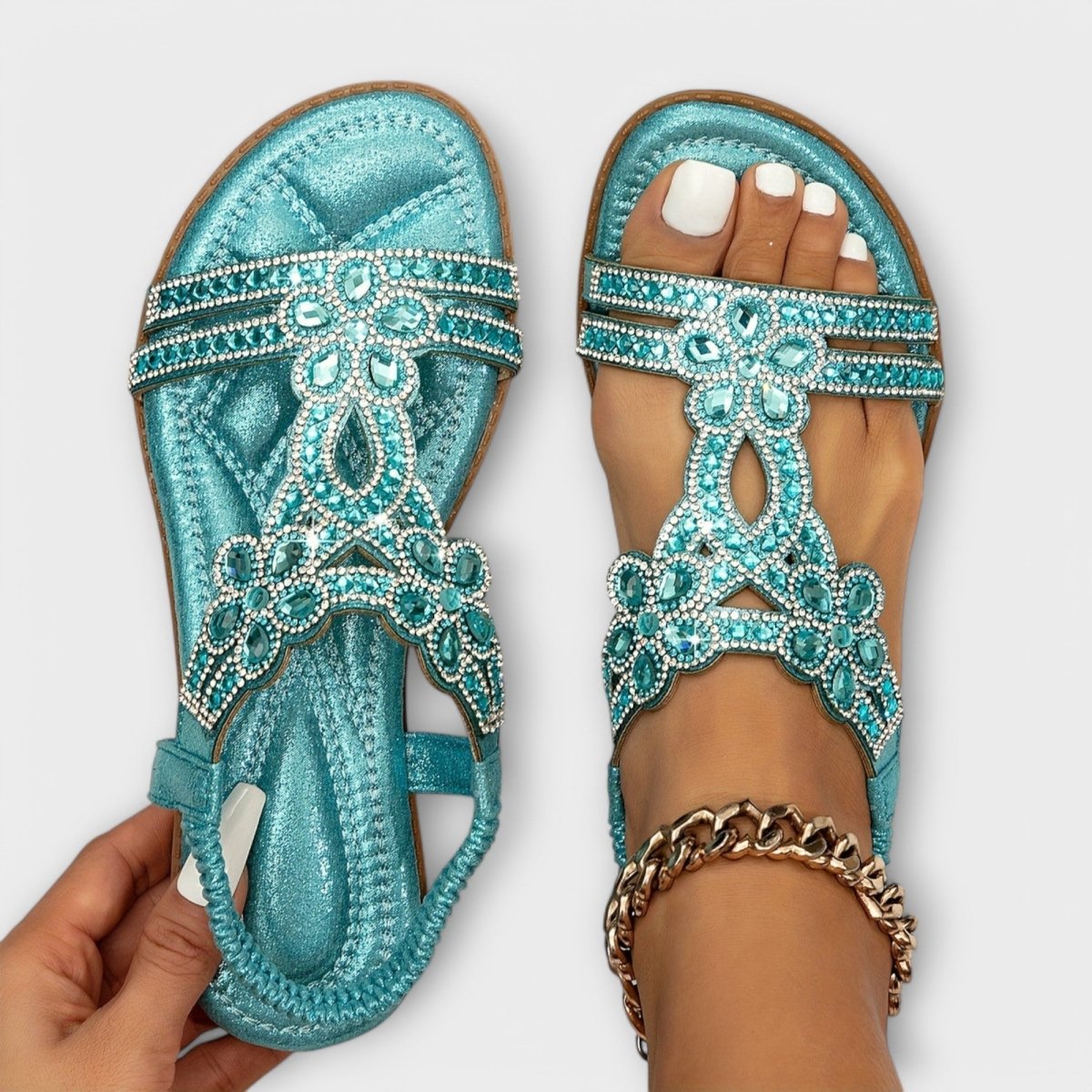 Rosalie™ | Sandálias ortopédicas com estilo boho - | Benedita Lisboa
