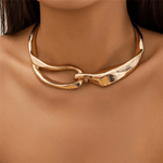 Rosario - Colar Dourado de Textura Ousada - | Benedita Lisboa