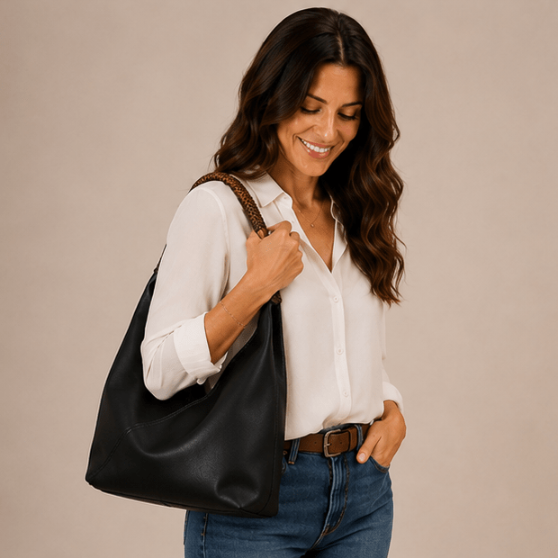 Saco Sienna com Alça Superior Larga - | Benedita Lisboa