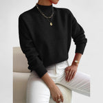Sam™ | Camisola de Gola Alta Clássica - | Benedita Lisboa