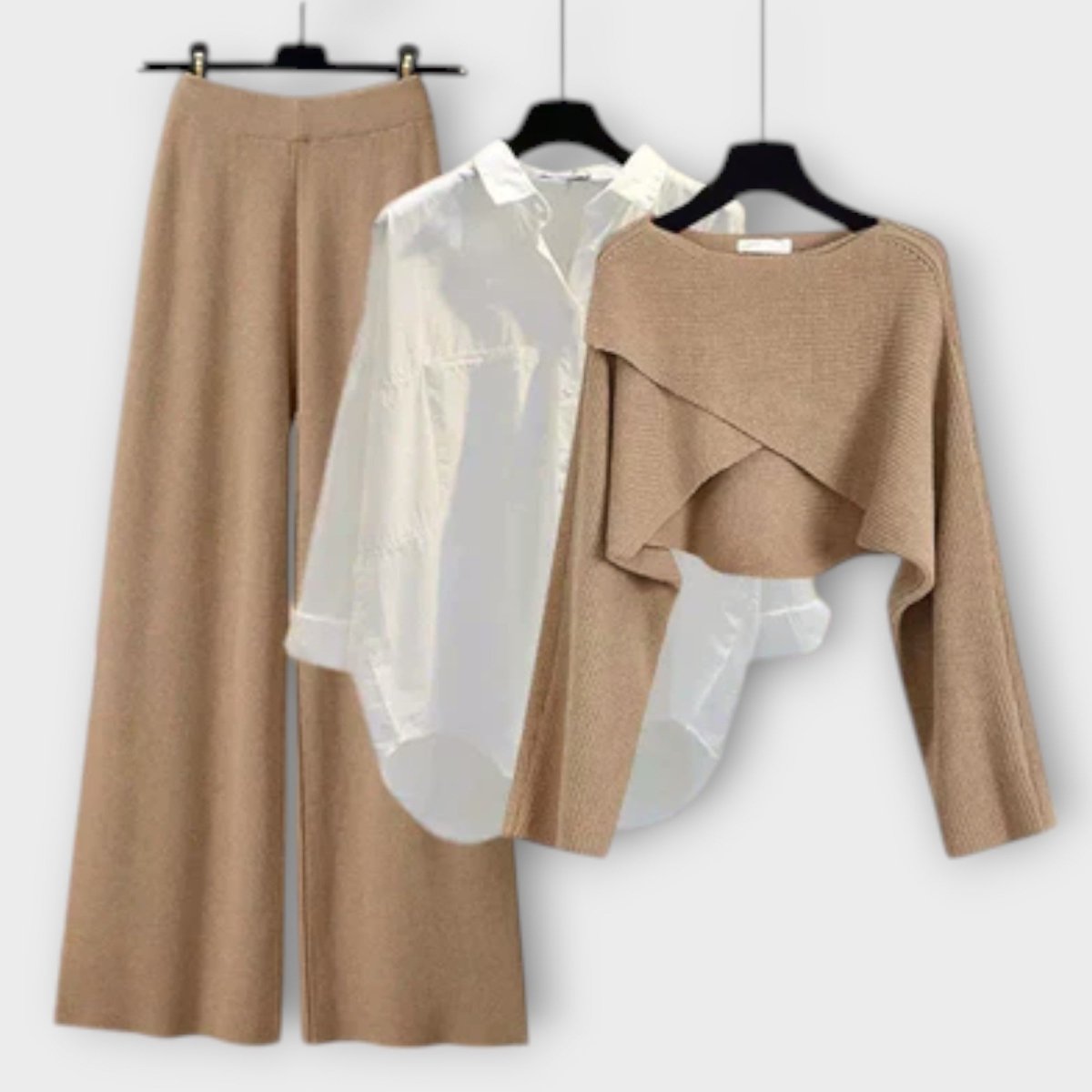 Sandra™ | Conjunto confortável de três peças - | Benedita Lisboa