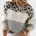 Sandra™ | Suéter Padrão de Leopardo - | Benedita Lisboa