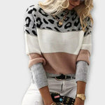 Sandra™ | Suéter Padrão de Leopardo - | Benedita Lisboa