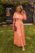 Sandra™ | Vestido maxi elegante com decote em V - | Benedita Lisboa