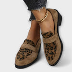 Sapatos femininos elegantes com padrão de leopardo - | Benedita Lisboa