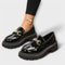 Sapatos Femininos Plateau Loafer com Estilo de Bruxa - | Benedita Lisboa