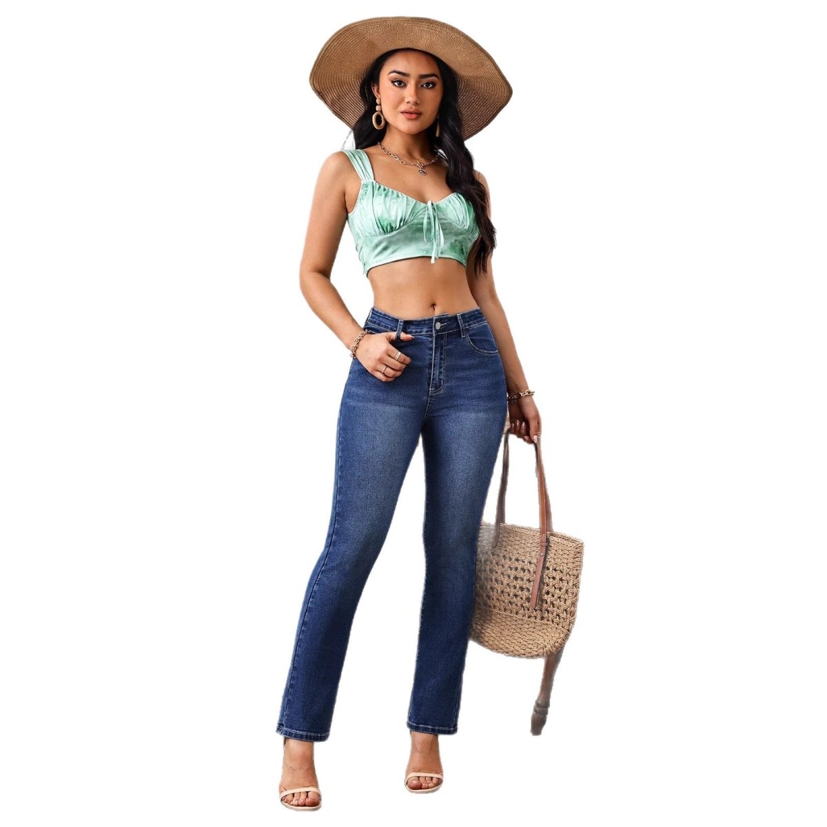 Sara™ | Jeans Clássicas Elásticas - 0 | Benedita Lisboa