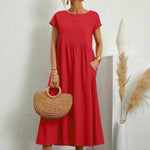 Sara™ | Vestido de Algodão Super Elegante e Confortável - | Benedita Lisboa