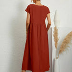 Sara™ | Vestido de Algodão Super Elegante e Confortável - | Benedita Lisboa