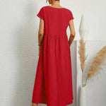 Sara™ | Vestido de Algodão Super Elegante e Confortável - | Benedita Lisboa