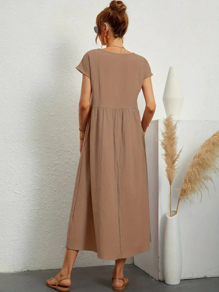 Sara™ | Vestido de Algodão Super Elegante e Confortável - | Benedita Lisboa