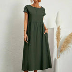Sara™ | Vestido de Algodão Super Elegante e Confortável - | Benedita Lisboa