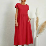 Sara™ | Vestido de Algodão Super Elegante e Confortável - | Benedita Lisboa