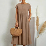 Sara™ | Vestido de Algodão Super Elegante e Confortável - | Benedita Lisboa