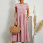 Sara™ | Vestido de Algodão Super Elegante e Confortável - | Benedita Lisboa