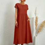 Sara™ | Vestido de Algodão Super Elegante e Confortável - | Benedita Lisboa