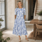 Sarah | Vestido Midi Floral Sem Esforço - Dress | Benedita Lisboa