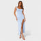 Sarella™ | Vestido comprido com costas abertas e laço - | Benedita Lisboa