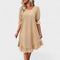 Sassa™ | Vestido casual com folhos - | Benedita Lisboa