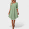 Sassa™ | Vestido casual com folhos - | Benedita Lisboa