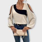 Scarlett™ | Blusa com decote quadrado - | Benedita Lisboa