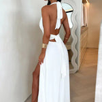 Selena™ | Vestido Fluido com Corte Sofisticado - | Benedita Lisboa
