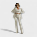 Selina™ | Elegante Conjunto de 3 Peças (Blazer, Top e Calças) - | Benedita Lisboa
