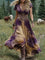 Serena™ | Vestido Maxi Curto Floral Lavanda com Toque Sofisticado - | Benedita Lisboa