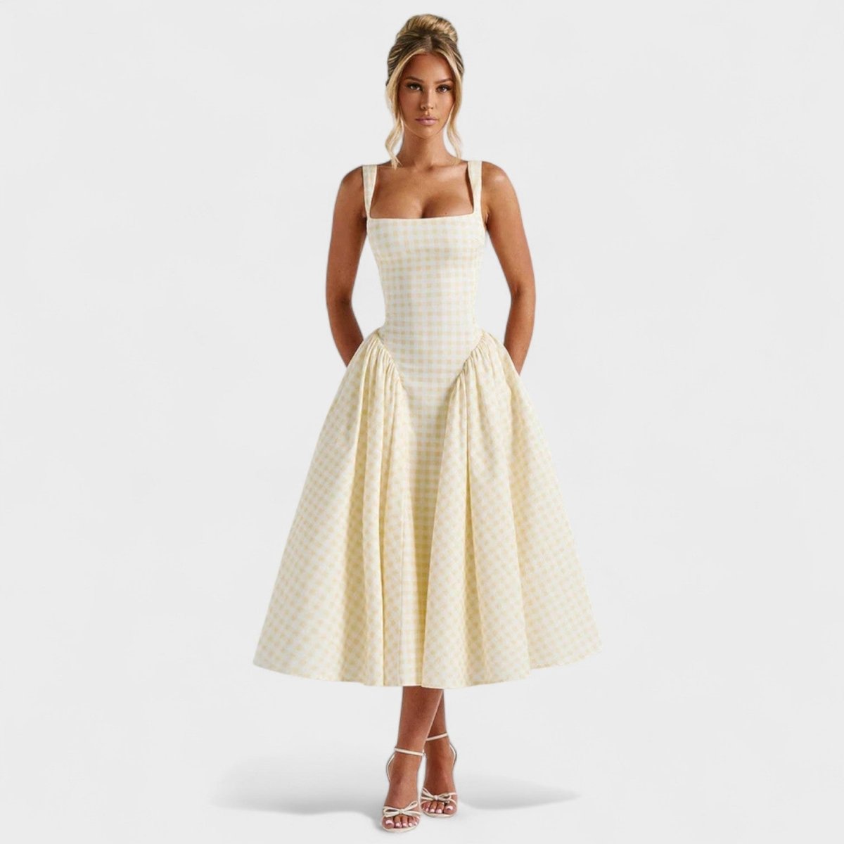 Sherrie™ | O vestido midi vintage - | Benedita Lisboa