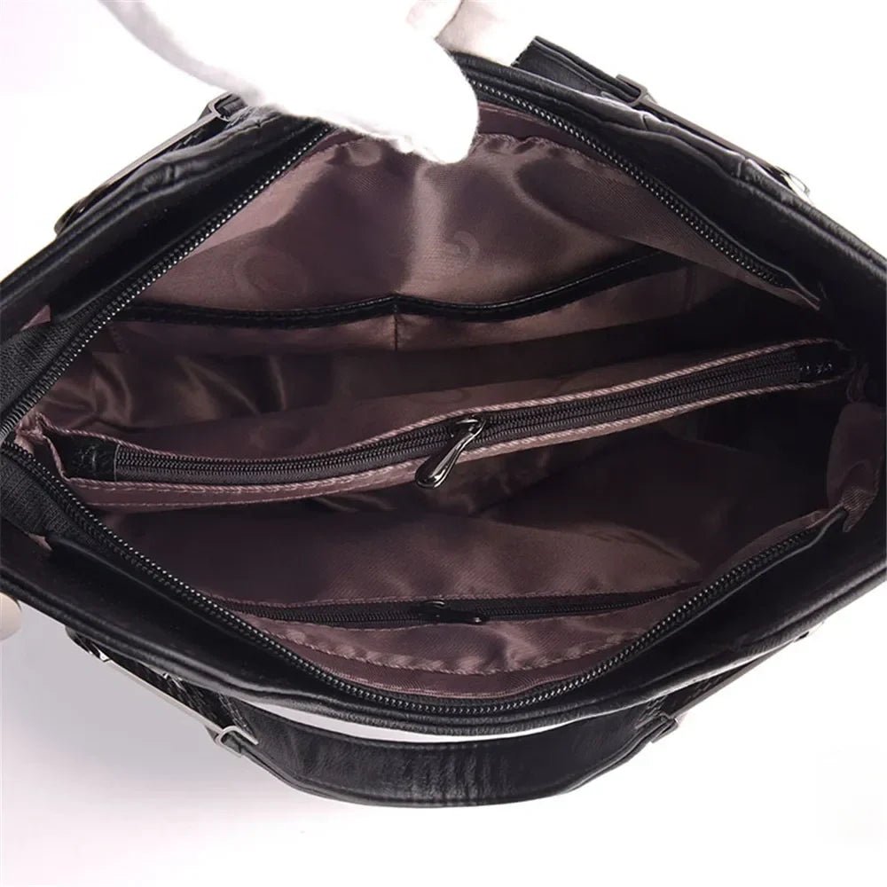 Siena™ | Bolsa de Mão em Couro, Super Elegante e Espaçosa - | Benedita Lisboa