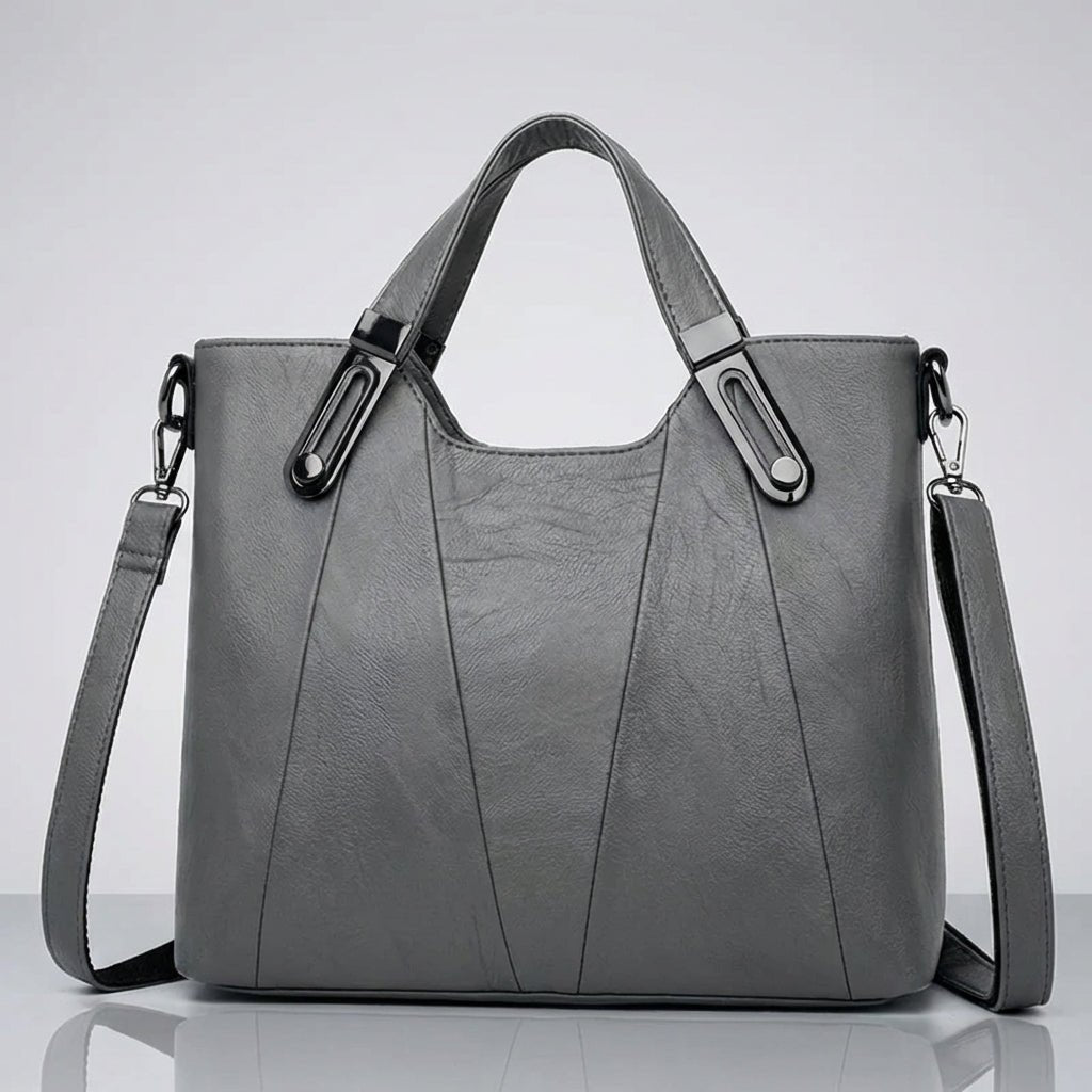 Siena™ | Bolsa de Mão em Couro, Super Elegante e Espaçosa - | Benedita Lisboa