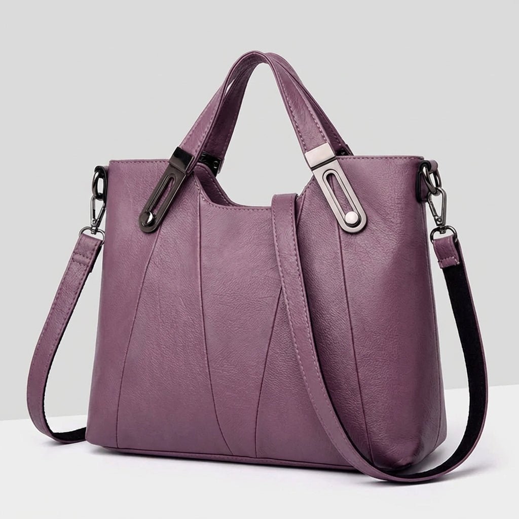 Siena™ | Bolsa de Mão em Couro, Super Elegante e Espaçosa - | Benedita Lisboa