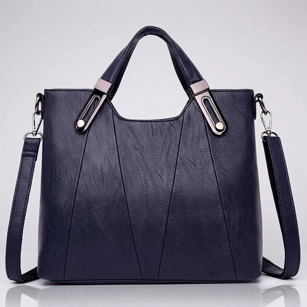 Siena™ | Bolsa de Mão em Couro, Super Elegante e Espaçosa - | Benedita Lisboa