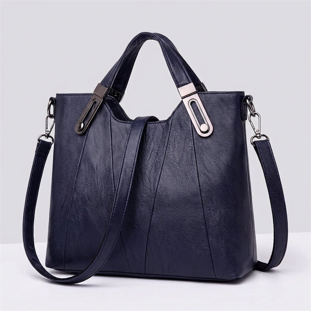 Siena™ | Bolsa de Mão em Couro, Super Elegante e Espaçosa - | Benedita Lisboa