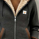 Silvana™ | Sherpa-Lined Quilted Zip-Up Hooded Jacket - | Benedita Lisboa