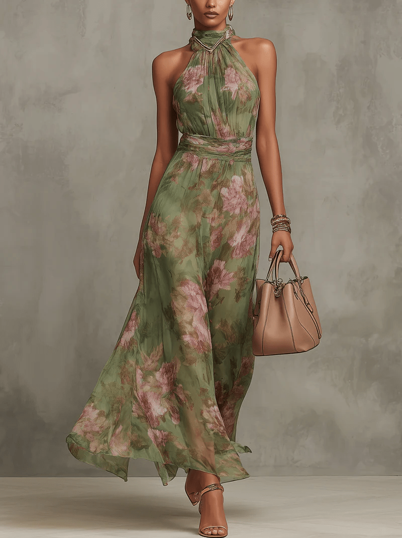 SOFIA™ | Vestido de Verão Floral Elegante - Floral Dresses | Benedita Lisboa