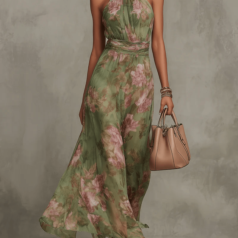 SOFIA™ | Vestido de Verão Floral Elegante - Floral Dresses | Benedita Lisboa