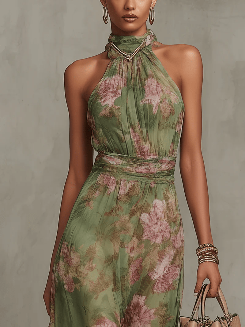 SOFIA™ | Vestido de Verão Floral Elegante - Floral Dresses | Benedita Lisboa