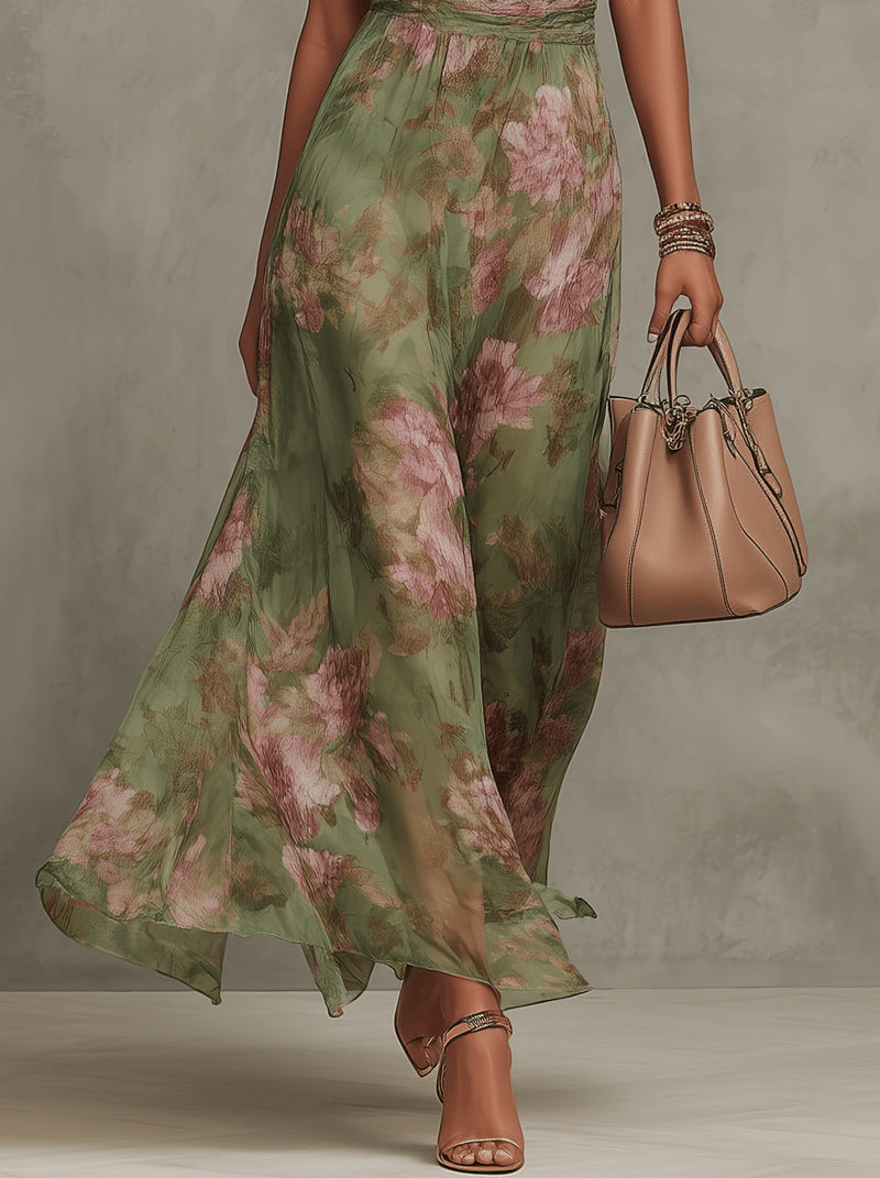 SOFIA™ | Vestido de Verão Floral Elegante - Floral Dresses | Benedita Lisboa